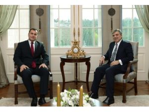 Cumhurbaşkanı Gül, Çankaya Belediye Başkanı Taşdelen’i Kabul Etti