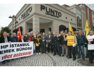 Chp'li Çelebi'den Deri İşçilerine Destek