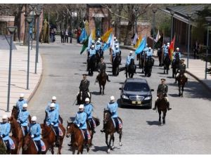 Kara Harp Okulu Atlı Birliği, Köşk'ün Karşılama Törenlerinde Yer Almaya Başladı