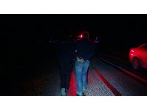 Uşak'ta Kaçan Şüpheliler Ulubey İlçesinde Yakalandı