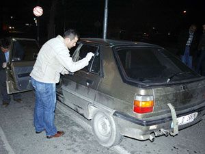 Çalınan otomobilini sokakta buldu