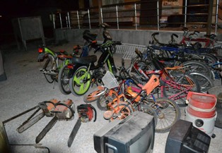 Evin bodrumundan çalıntı malzeme çıktı