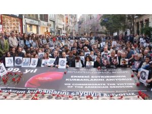 Taksim Meydanı'nda 1915 Yılında Yaşanan Olaylar İçin Anma Töreni Yapıldı