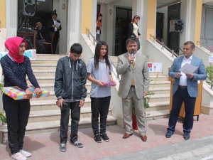 Dereceye giren öğrenciler ödüllendirildi