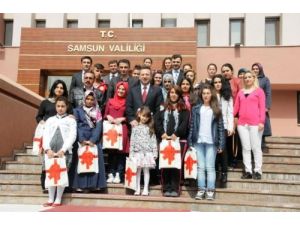 ‘kültür Köprüsü’ Yarışmasına Katılacak Öğrenciler Samsun'da Buluştu