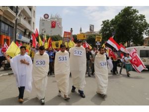 Mısır'da 529 Kişinin İdam Kararı Kktc'de Protesto Edildi