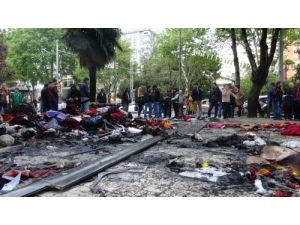 Mağaza Kundaklamaya Taraftar Tepkisi