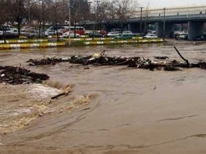 Gökçeada'da sağanak yağış sele neden oldu