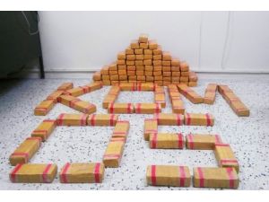 Aracın Arka Koltuğunun Altından 55 Kilo Eroin Çıktı