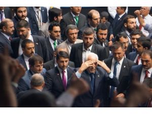 Sp Kongresinde Kamalak Ve Erbakan Taraftarları Arasında Sözlü Gerginlik