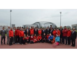 Validen Görme Engelli Judo Milli Takımına Moral Ziyareti