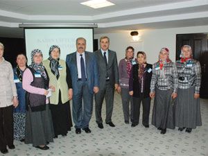 Kadın çiftçiler birincilik için yarıştı