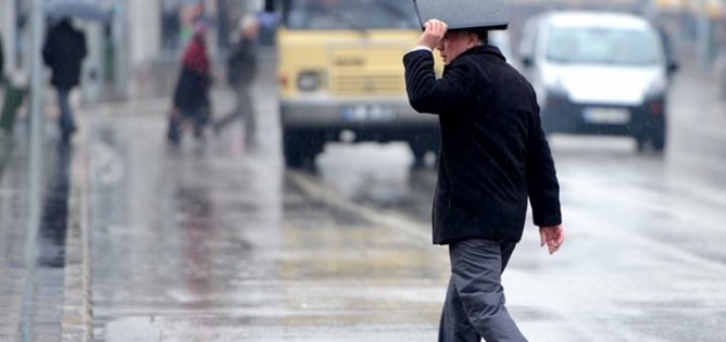 Konya çevresi için yağış ve fırtına uyarısı