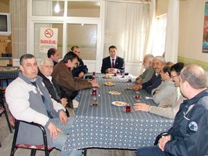 Polisiten muhtarlara bilgilendirme toplantısı 