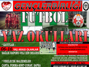 Konya Gençlerbirliği Yaz Futbol Okulu