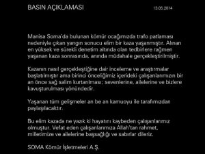 Soma Kömür İşletmeleri sitesini kapattı