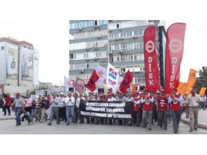 Maden İşçileri İçin 400 Kişi Protesto Eylemi Yaptı