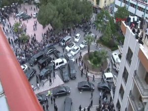 Erdoğan'a Soma'da protesto