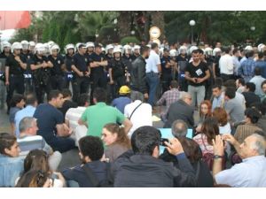 Aydın’da Göstericilere Toma’lı Biber Gazlı Müdahale