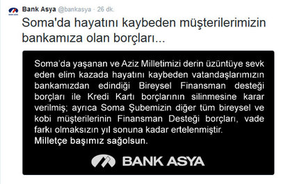 Bankalardan ortak duyarlılık