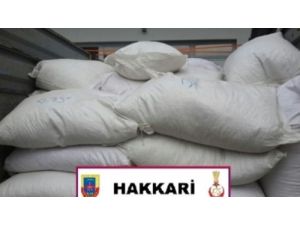 Hakkari’de 4 Bin 400 Kilogram Fıstık Ele Geçirildi