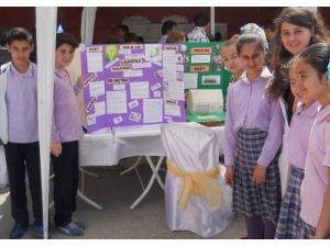 Madanoğlu Ortaokulu Bilim Fuarı İlgi Çekti