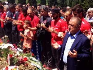 Milli Takım dualarla Soma'da