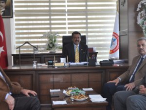 Kaleli'den Başkan Kale'ye ziyaret