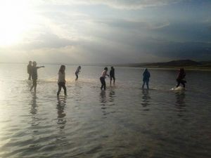 Tuz Gölü'nde Çıplak Ayakla Yürüme Turizmi Başladı