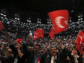 "Erdoğan yandaşlarına seslendi"