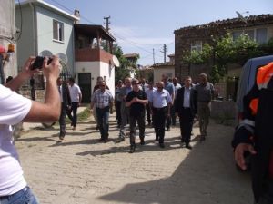 Afad Başkanı Oktay Ve Çanakkale Valisi Çınar Gökçeada'da İnceleme Yapıyor