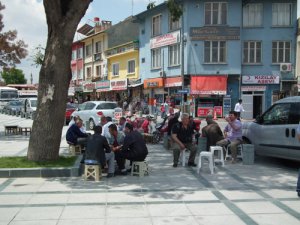 Açık havada çay keyfi bir başka