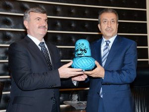 Bakan Eker'den Başkan Akyürek'e ziyaret