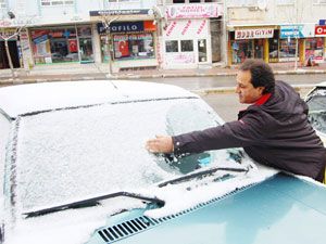 Konya'da kar yağışı