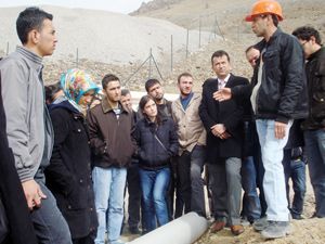 Hadim MYO öğrencileri Mavi Tünel’i inceledi