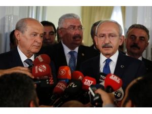 Kılıçdaroğlu İle Buluşan Bahçeli: İsim Konuşulmadı