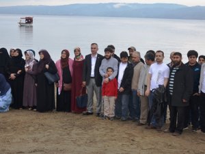 Mavi Marmara yürüyüşüne giden ekip Sapanca'da mola verdi