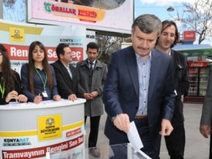 Yeni Tramvayların Rengini Konya Halkı Belirliyor
