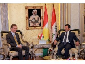 Bölgesel Kürt Yönetimi Meclis Başkanı, Abd'nin Erbil Başkonsolosu'nu Kabul Etti