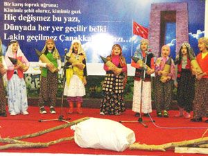 Aymazlı öğrencilerden Çanakkale oratoryosu
