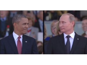Putin Ve Obama’nın Göz Göze Geldiği İlginç An