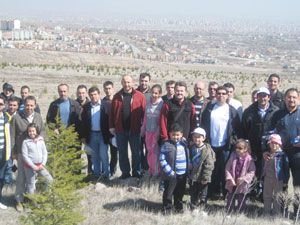 Makina Mühendisleri ağaç dikim şenliği düzenledi