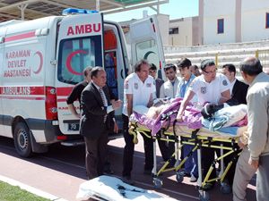 Hava Ambulansla Konya'ya sevk edildi  