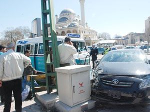 Şehir merkezinde kaza: 7 yaralı