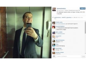 Medvedev, Takipçilerinin İsteği Üzerine Fotoğraf Çekti