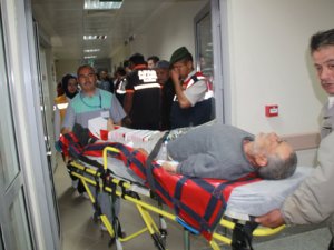 Bacağındaki platin kırıldı yaylada mahsur kaldı