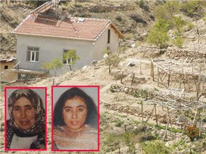 Konya'da anne ve kızının öldürülerek yakılması