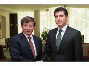 Dışişleri Bakanı Davutoğlu, Neçirvan Barzani’yi Kabul Etti