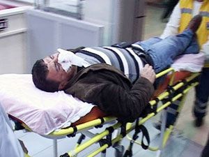 Darp edilen şahıs baygınlık geçirdi