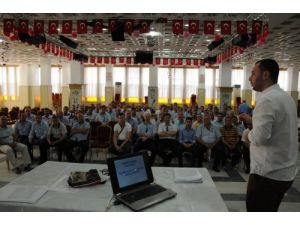 Halk Otobüsü Şoförlerine İş Güvenliği Eğitimi Verildi